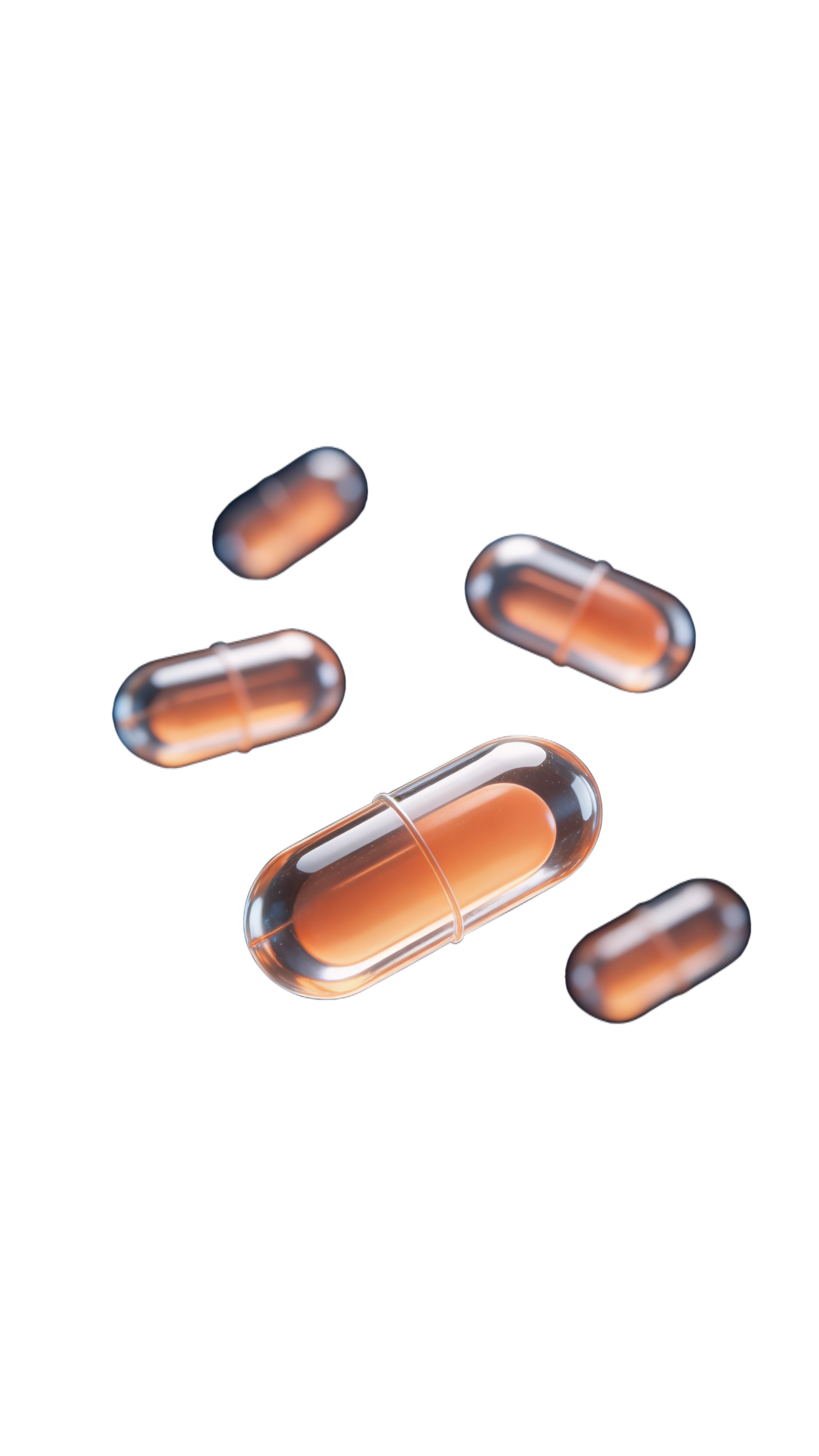 Floating medication capsules
