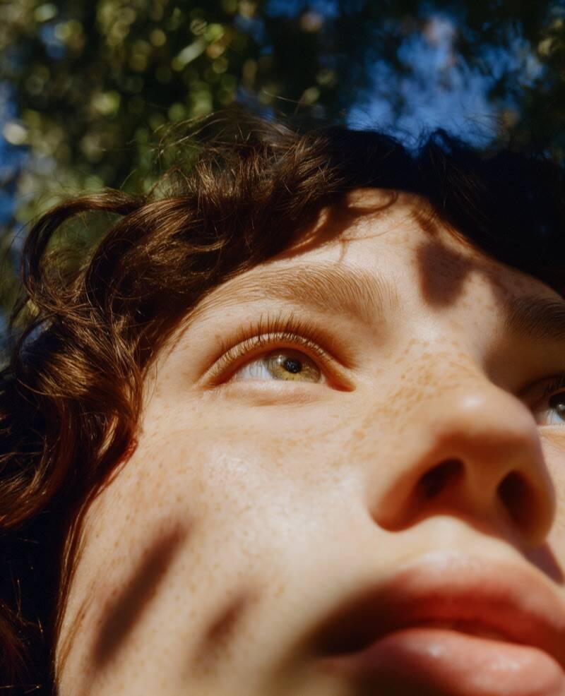 Editorial portrait — warm light, film grain aesthetic