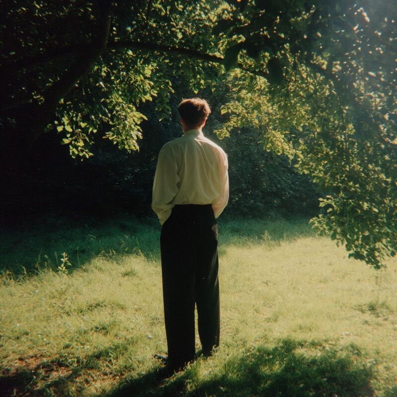 Portrait — intimate framing, Portra warmth